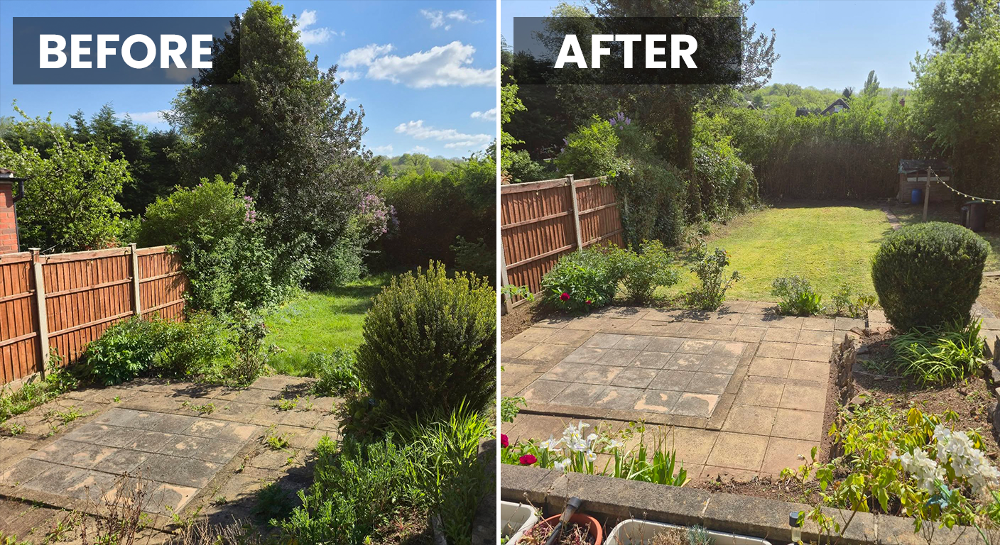 Garden Maintenance Before After