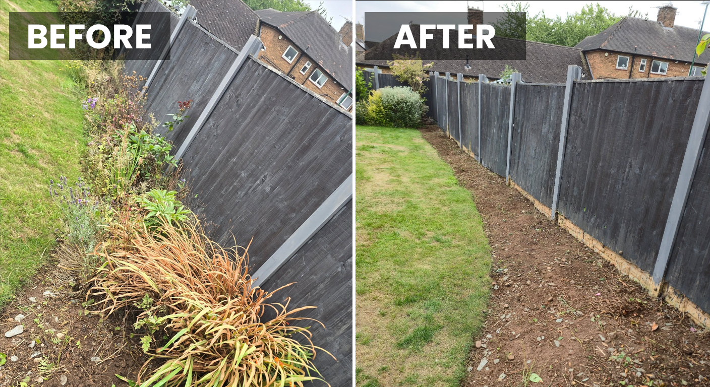 Overgrown Garden Clearance Before After