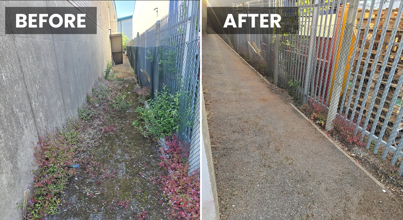 Commercial Site Maintenance Before After